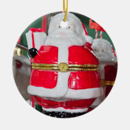 decoração de papais noeis ornamento de árvore de N