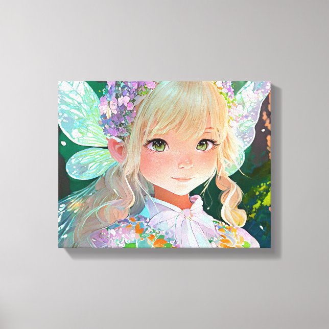 Decoração de parede com arte de fada (Frente)