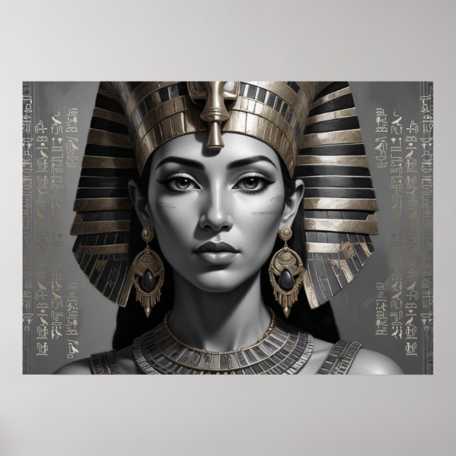 Decoração de Parede da Rainha Faraónica – Egito At (Frente)