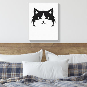 Decoração de Parede de Gatinho Fofo Moderno