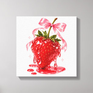Decoração de Parede de Morango Suculento Coquette
