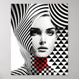 Decoração de Parede Elegante e Atirante dos Olhos 