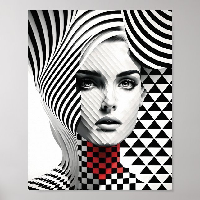 Decoração de Parede Elegante e Atirante dos Olhos  (Frente)