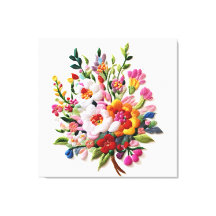 Decoração de Parede Floral Energética Arte da Geom