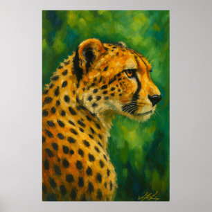 Decoração de Parede Guepardo Amantes da Natureza