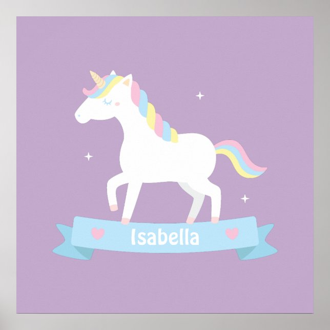 Decoração de Parede para Quarto de Meninas com Uni (Frente)