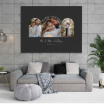 Decoração de presente de casamento com fotos em ar<br><div class="desc">Melhor juntos,  casal de casamento com fotos múltiplas e anúncio de entrega para casa,  poster de decoração. Natas naturais modernas e elegantes e coloridas.</div>