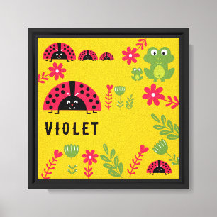 Decoração de quarto infantil joaninha personalizáv
