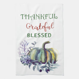 Decoração de toalha de cozinha do outono da