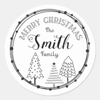 Decoração do adesivo de nome da família personaliz