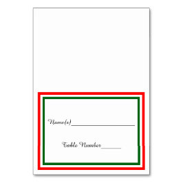 Decoração Dupla de Natal - Cartão de Acompanhante