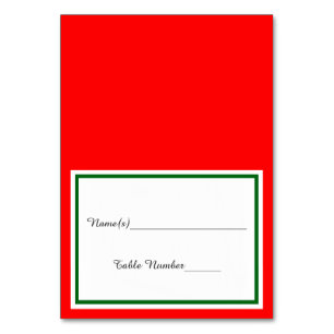 Decoração Dupla de Natal - Cartão de Acompanhante