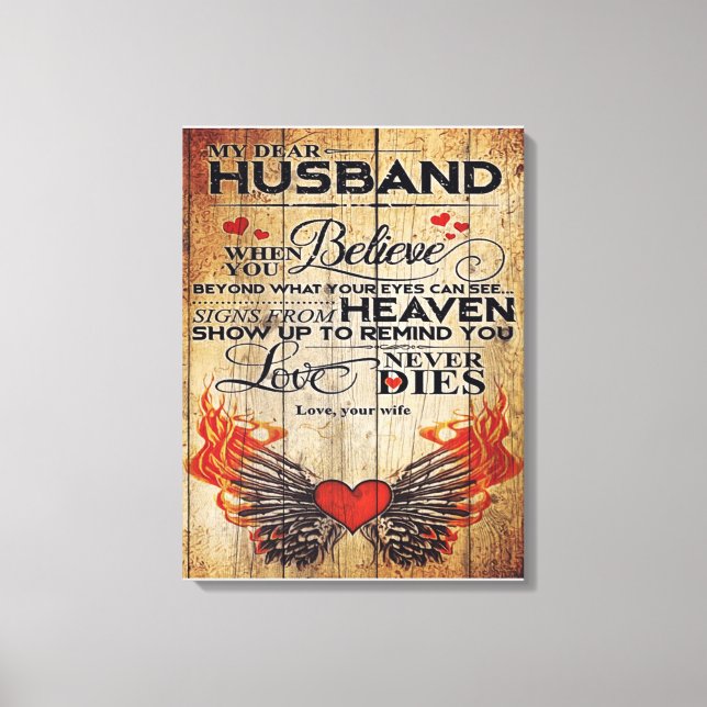 Decoração Familiar, Para O Meu Marido Presente (Frente)