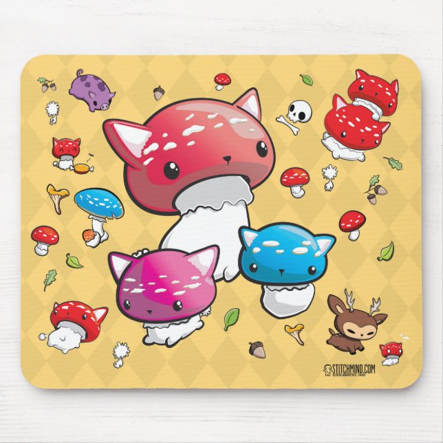 Decoração Mousepad de Mewshroom (Frente)
