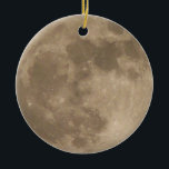 Decoração personalizada ornamento da Lua cheia da<br><div class="desc">As lembranças personalizadas decorações dos presentes dos ornamento da Lua cheia da lua & os ornamento customizáveis para o aniversário do Natal, parabéns da lua, eu te amo, trazem-lhe as lembranças personalizadas lua do ornamento & os presentes da Lua cheia para homens, mulheres, miúdos Moon presentes em casa & os...</div>