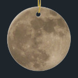 Decoração personalizada ornamento da Lua cheia da<br><div class="desc">As lembranças personalizadas decorações dos presentes dos ornamento da Lua cheia da lua & os ornamento customizáveis para o aniversário do Natal, parabéns da lua, eu te amo, trazem-lhe as lembranças personalizadas lua do ornamento & os presentes da Lua cheia para homens, mulheres, miúdos Moon presentes em casa & os...</div>