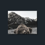 Decoração Rústica do Urso com Sono<br><div class="desc">Este design pode ser personalizado escolhendo a opção Editar Design. Você também pode transferir para outros itens. Entre em contato comigo em colorflowcreations@gmail.com ou use a opção de bate-papo no topo da página se você quiser ter este design em outro produto ou precisar de assistência. Veja mais designs ou siga-me...</div>