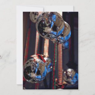 Decorações de vidro de prata do ornamento