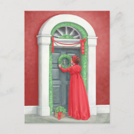 "Decorando por um Natal Regente." Cartão Postal