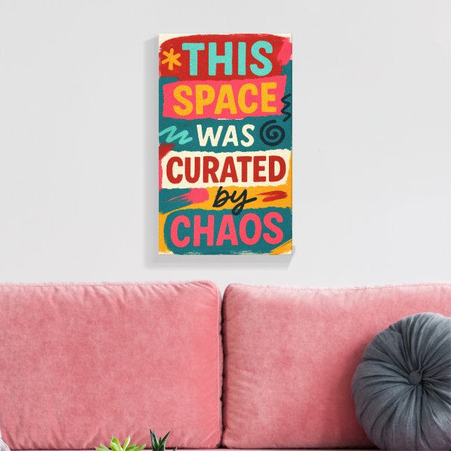 Decorated With Delusion & Taste Modern Canvas (Insitu(Sala de estar))