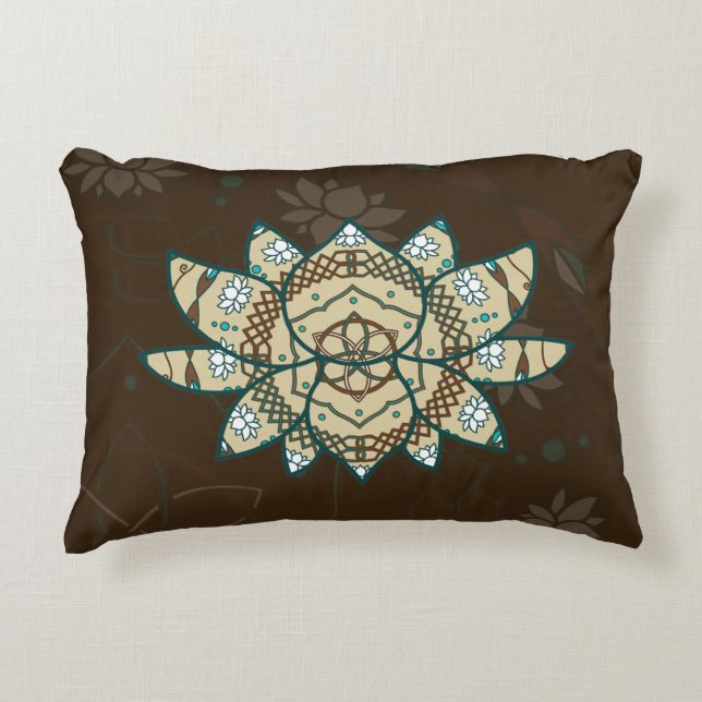 Decorativa A Almofada Accent Lotus (Frente)