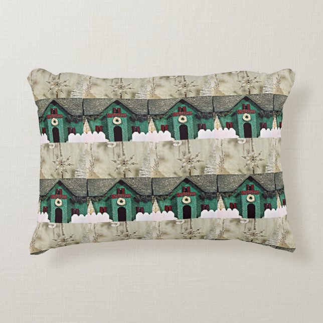 DECORATIVA **ALDEIA DE NATAL** ALMOFADA (Frente)