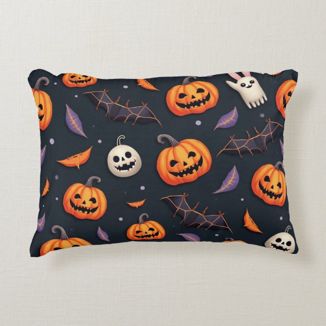 Decorativa Almofada artística do Halloween (Frente)