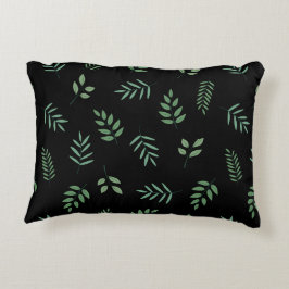 Decorativa Almofada de Acabamento Botânico – Folha em Design 