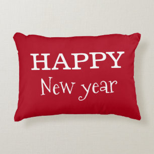 Decorativa Almofada de Acabamento “Feliz Ano Novo”