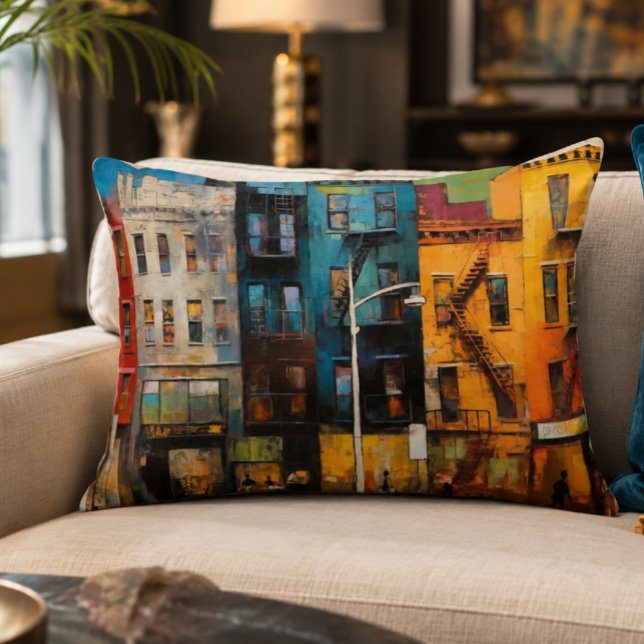 Decorativa Almofada de Acabamento Harlem Renaissance 16x12 (Harlem Renaissance Art Print | Vibrant Jazz Legacy Wall Decor)