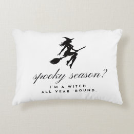 Decorativa almofada de bruxa || halloween e temporada assusta