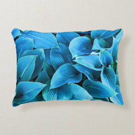 Decorativa almofada de lançamento de planta hosta