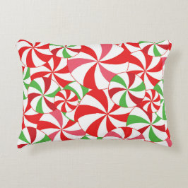 Decorativa Almofada de Natal com Impressão de Bastão de Doce