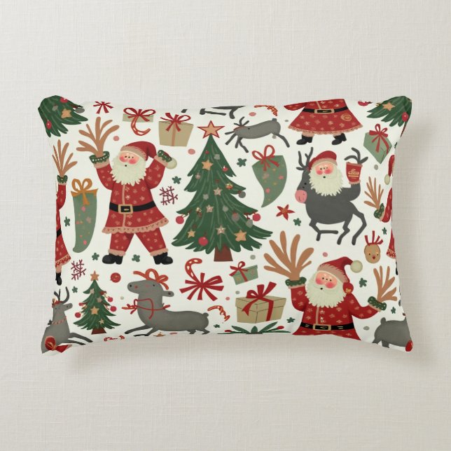 Decorativa Almofada de travesseiro de Natal (Frente)