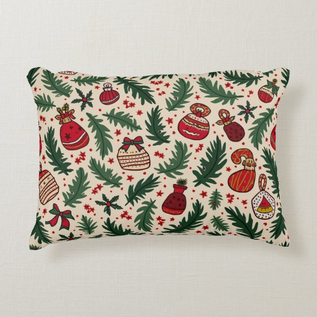 Decorativa Almofada de travesseiro de Natal (Frente)