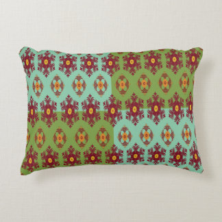 Decorativa Almofada Geométrica de Remendo – Moderno Roxo C