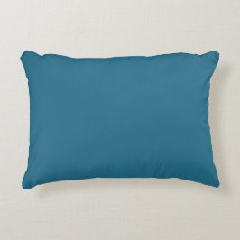 Decorativa Azul Cor Sólida, Almofada Simples, Moderna