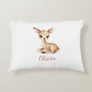 Decorativa Berço de cervo bebê Almofada lombar   Nome persona