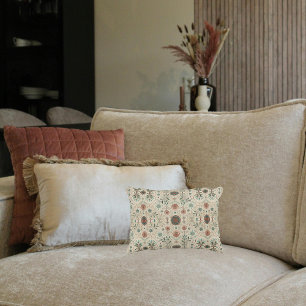 Decorativa Boho Herb Pattern Almofada Lombar