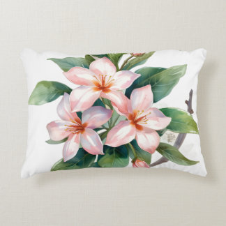 Decorativa Capa de Almofada de Arremesso Botânica em Aquarela