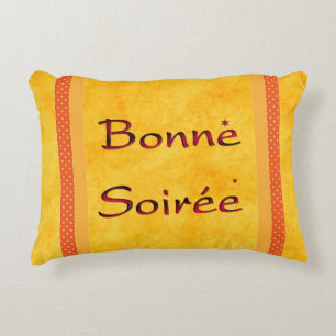 Decorativa Francês: Almofada de Acento Boa Noite