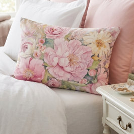 Decorativa Linda almofada de acento peônias rosa