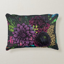 Decorativa Linda almofada Neo-Grunge com Roxo