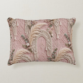 Decorativa Luxo Boho Rosa Empoeirado Almofada de Lançamento d