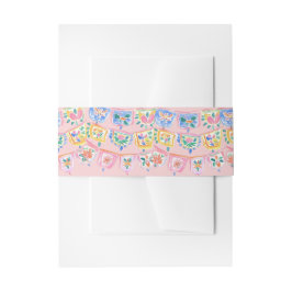 Decorativa Para Convite Faixa de Papel Picado Pastel México Destino