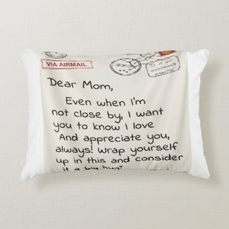 Decorativa Presente de aniversário de almofada para a mãe