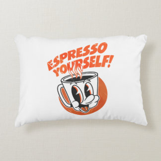 Decorativa Travesse-se de Espresso Almofada engraçada para am