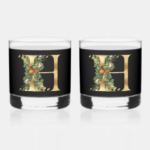 Decorativo Dourado de na moda com Verde