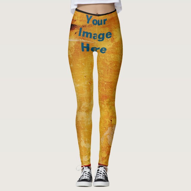 Decorre suas próprias leggings (Frente)
