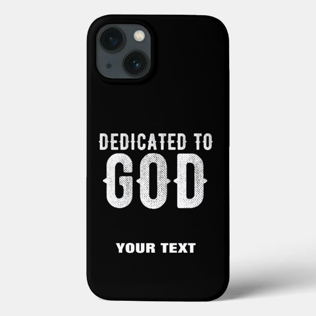 DEDICADO A DEUS TEXTO BRANCO PERSONALIZÁVEL LEGAL (Verso)